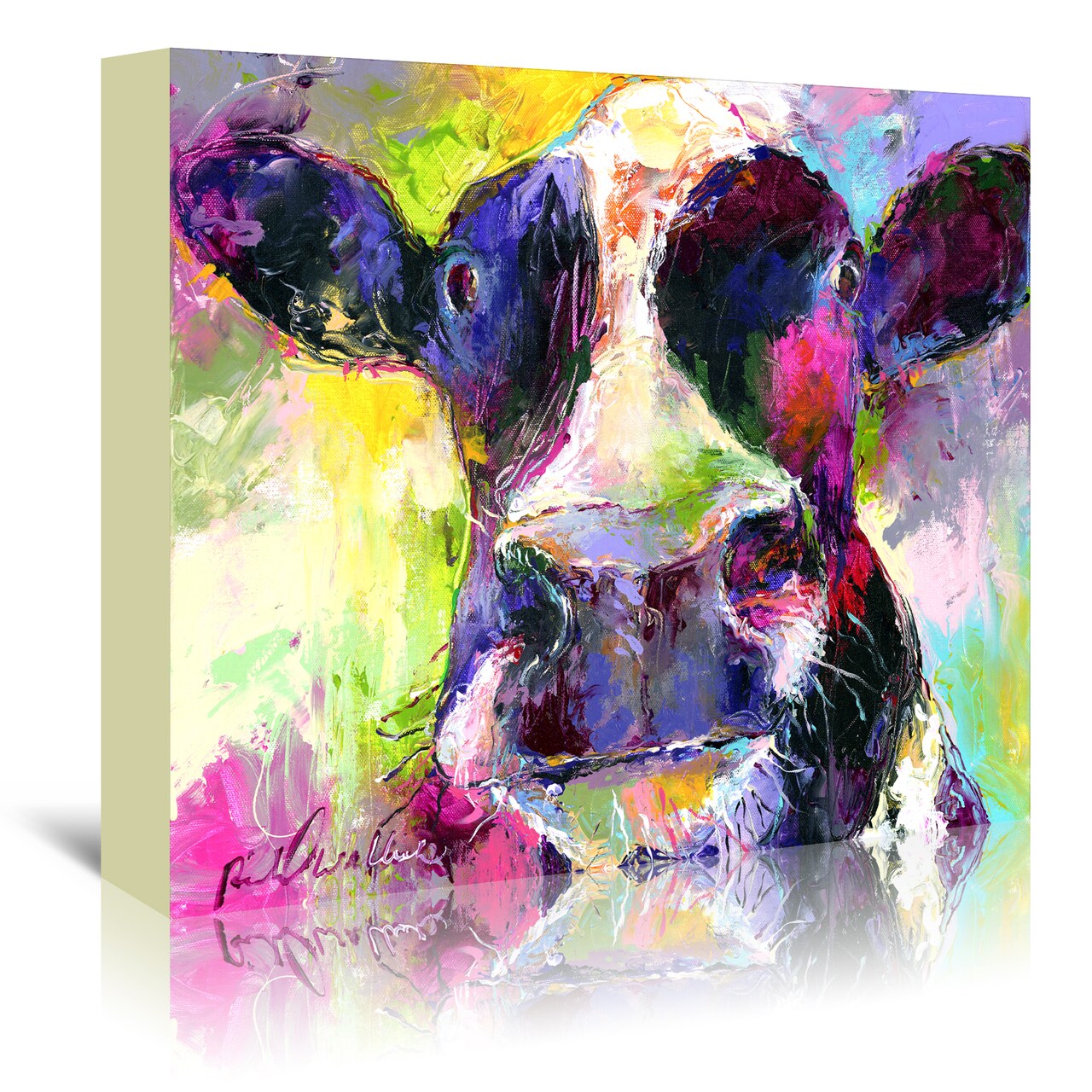 Cow by Richard Wallich  Gallery Wrapped Canvas - Americanflat
